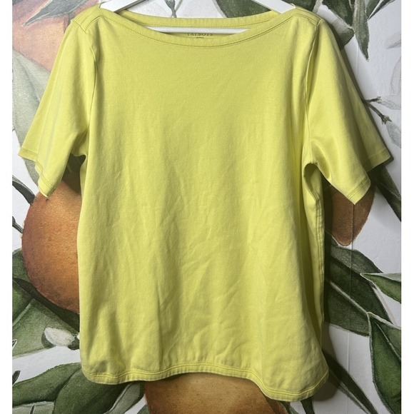Talbots Tops - Talbots Woman 1X Stretch Weekend Tee Shirt Cotton Blend Boatneck Short Sleeve